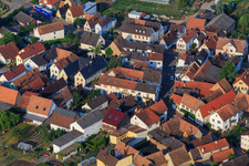 Pfalzstr à Zeiskam dans le département Rhénanie-Palatinat, Allemagne hors des airs
