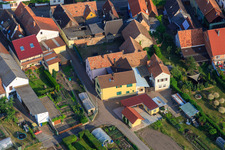 Häckgasse à Zeiskam dans le département Rhénanie-Palatinat, Allemagne hors des airs