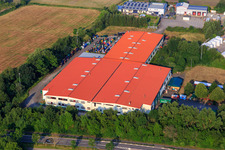 Vue aérienne de Bührmann Wines GmbH à Zeiskam dans le département Rhénanie-Palatinat, Allemagne