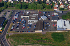 Vue aérienne de Tretter Automobile GmbH & Co. KG à Kandel dans le département Rhénanie-Palatinat, Allemagne