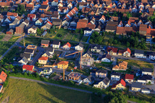 Vue aérienne de Nouvelle zone de développement Pfarrer-Anselmann-Straße à Hatzenbühl dans le département Rhénanie-Palatinat, Allemagne