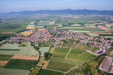 Quartier Lachen in Neustadt an der Weinstraße dans le département Rhénanie-Palatinat, Allemagne d'en haut