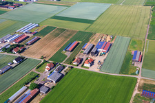 Vue aérienne de Aussiedlerhöfe am Wingertsberg par Kerner Andreas et Detzel GbR - Entrepôt à Herxheim bei Landau dans le département Rhénanie-Palatinat, Allemagne