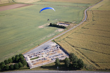 Vue aérienne de Crucheray dans le département Loir et Cher, France