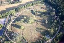 Enregistrement par drone de Chaumont-sur-Loire dans le département Loir et Cher, France