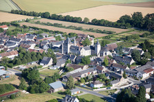 Talcy dans le département Loir et Cher, France d'en haut