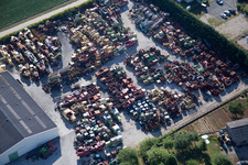 Enregistrement par drone de Talcy dans le département Loir et Cher, France