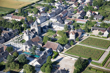 Talcy dans le département Loir et Cher, France hors des airs