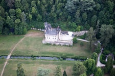 Pocé-sur-Cisse dans le département Indre et Loire, France vue d'en haut