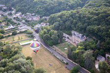 Nazelles-Négron dans le département Indre et Loire, France depuis l'avion