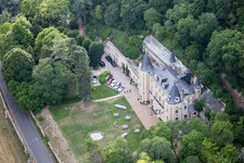 Vue d'oiseau de Nazelles-Négron dans le département Indre et Loire, France