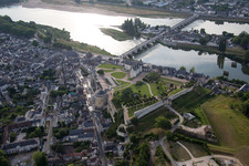 Amboise dans le département Indre et Loire, France d'en haut