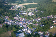 Vue aérienne de Rilly-sur-Loire dans le département Loir et Cher, France
