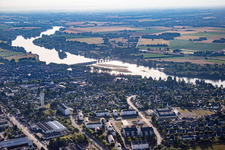Vue aérienne de Beaugency dans le département Loiret, France