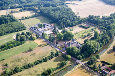 Vue oblique de Combreux dans le département Loiret, France