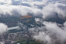 Vue aérienne de Villemandeur dans le département Loiret, France