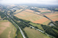 Vue aérienne de Amancon à Saint-Florentin dans le département Yonne, France