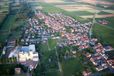Vue aérienne de Moulin à grains Cornexo GmbH (Palatinat) à Freimersheim dans le département Rhénanie-Palatinat, Allemagne