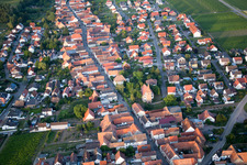 Vue aérienne de (Palatinat) à Freimersheim dans le département Rhénanie-Palatinat, Allemagne