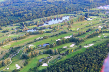 Photographie aérienne de Terrain de golf Landgut Dreihof - GOLF absolu à le quartier Dreihof in Essingen dans le département Rhénanie-Palatinat, Allemagne