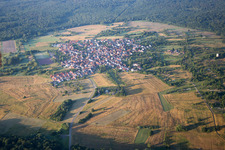 Photographie aérienne de Vue sur le village à le quartier Büchelberg in Wörth am Rhein dans le département Rhénanie-Palatinat, Allemagne