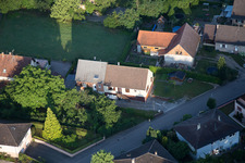 Scheibenhard dans le département Bas Rhin, France d'en haut