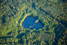 Vue aérienne de Kauffenheim dans le département Bas Rhin, France