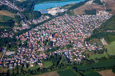 Vue aérienne de Kaltenhouse dans le département Bas Rhin, France