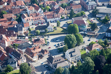 Enregistrement par drone de Wissembourg dans le département Bas Rhin, France