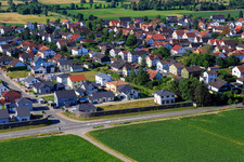 Vue aérienne de Nouvelle zone de développement Im Holderbusch à Minfeld dans le département Rhénanie-Palatinat, Allemagne