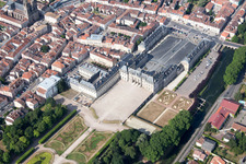 Lunéville dans le département Meurthe et Moselle, France vue du ciel