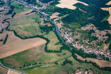 Vue aérienne de Sommerviller dans le département Meurthe et Moselle, France