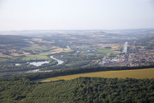 Vue aérienne de Arnaville dans le département Meurthe et Moselle, France