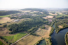 Vue d'oiseau de Arnaville dans le département Meurthe et Moselle, France