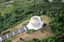 Image drone de Mémorial de guerre américain à Montsec dans le département Meuse, France
