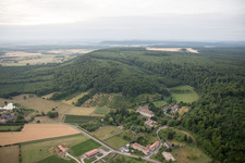 Photographie aérienne de Geville dans le département Meuse, France