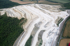 Vue aérienne de Saint-Germain-sur-Meuse dans le département Meuse, France