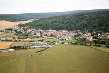 Vue aérienne de Maxey-sur-Vaise dans le département Meuse, France