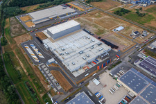 Photographie aérienne de Palatinate Refreshments GmbH à Wörth am Rhein dans le département Rhénanie-Palatinat, Allemagne