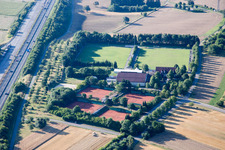 Vue oblique de Quartier Hohenwettersbach in Karlsruhe dans le département Bade-Wurtemberg, Allemagne