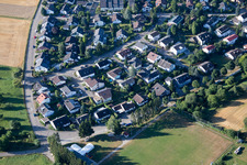 Quartier Hohenwettersbach in Karlsruhe dans le département Bade-Wurtemberg, Allemagne d'en haut