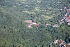 Vue aérienne de St. Augustinusheim à Ettlingen dans le département Bade-Wurtemberg, Allemagne