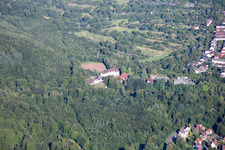 Vue aérienne de St. Augustinusheim à Ettlingen dans le département Bade-Wurtemberg, Allemagne