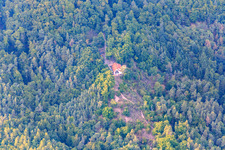 Vue aérienne de Maison des Amis de la Nature Kiesbuckel à Frankweiler dans le département Rhénanie-Palatinat, Allemagne