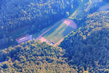 Vue oblique de Wilgartswiesen dans le département Rhénanie-Palatinat, Allemagne