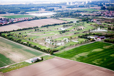 Terrain de golf Golfpark Biblis-Wattenheim *****GOLF absolu à Wattenheim à le quartier Nordheim in Biblis dans le département Hesse, Allemagne hors des airs