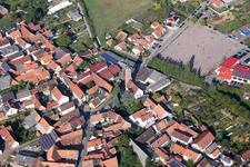 Vue oblique de Quartier Kapellen in Kapellen-Drusweiler dans le département Rhénanie-Palatinat, Allemagne