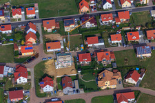 Photographie aérienne de Nouvelle zone de développement Im Unterfeld à le quartier Schaidt in Wörth am Rhein dans le département Rhénanie-Palatinat, Allemagne