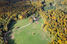 Photographie aérienne de Nehwiller-près-Wœrth dans le département Bas Rhin, France