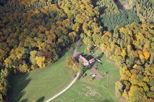 Vue oblique de Nehwiller-près-Wœrth dans le département Bas Rhin, France